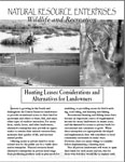 Hunting Leases: Considerations and Alternatives for Landowners